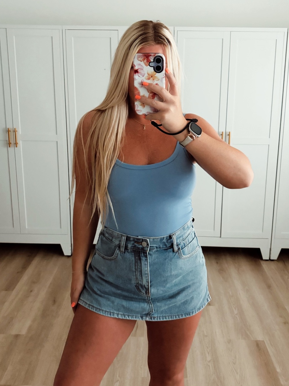 Periwinkle purple basic tank top